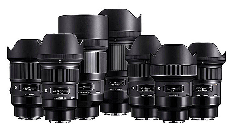 9 عدسات سيجما لكاميرات سوني من سلسلة آرت