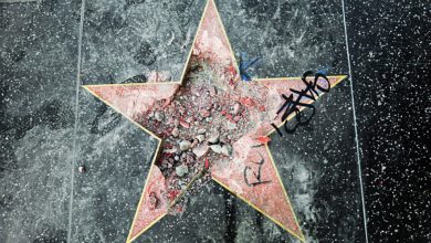 تدمير نجمة دونالد ترامب في ممر المشاهير في هوليوود للمرة الثانية