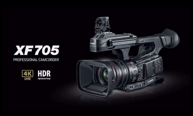 إطلاق كاميرا كانون XF705 لتصوير الفيديو بجودة 4K