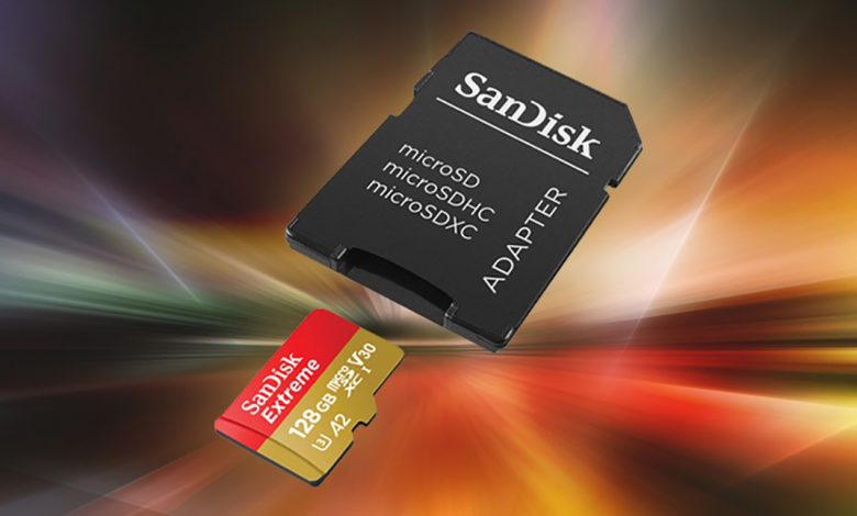 سانديسك A2 | بطاقة ذاكرة بسعات تخزين كبيرة للهواتف والكاميرات