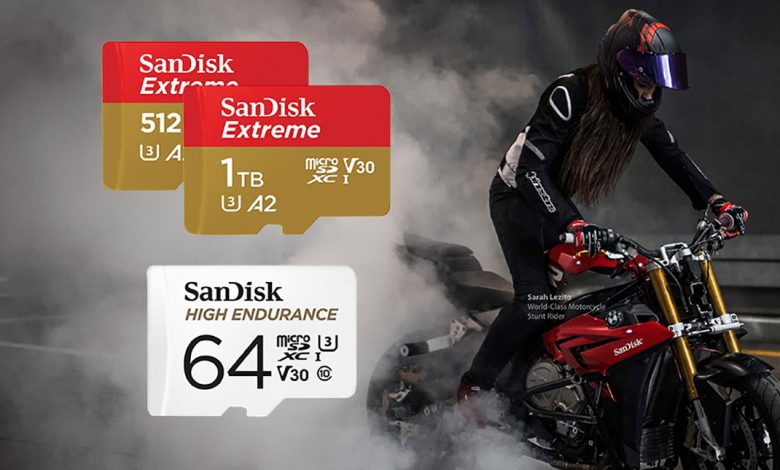 سانديسك UHS-I microSDXC بطاقة ذاكرة بسعة تخزين ضخمة