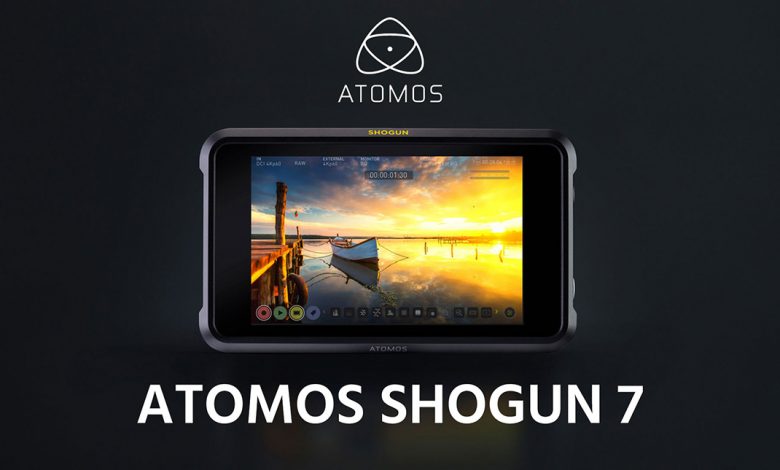 Atomos Shogun 7 شاشة لتسجيل الفيديو بصيغة 5.7K Raw