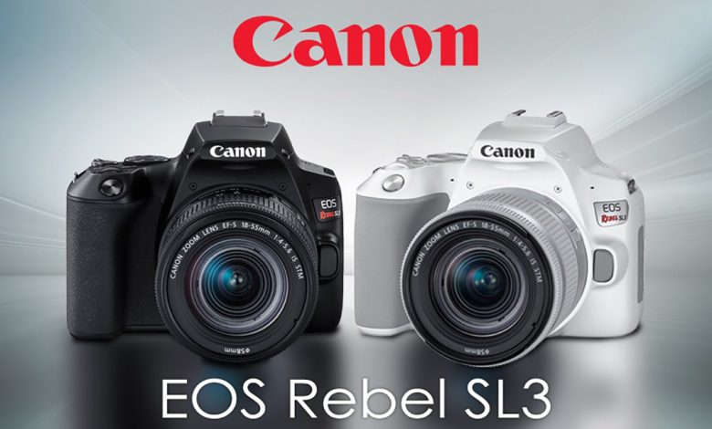 كاميرا Rebel SL3 اخف واصغر كاميرا من كانون بجودة تصوير 4K