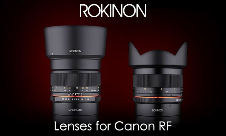 اطلاق سلسلة عدسات روكينون RF لكاميرات كانون ميرورليس
