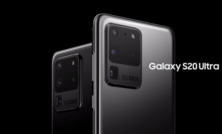 سامسونج Galaxy S20 Ultra بتصوير فيديو 8K بوضوح 108 ميجابيكسل وزوم 100x