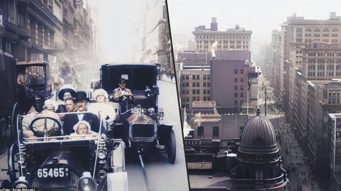 بالفيديو | استخدام الذكاء الاصطناعي لتلوين مشاهد لمدينة نيويورك عمرها يزيد عن 100 عام
