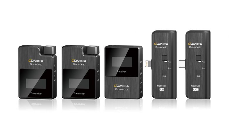 الاعلان عن Comica BoomX-D نظام ميكروفون لاسلكي للكاميرات والهواتف الذكية