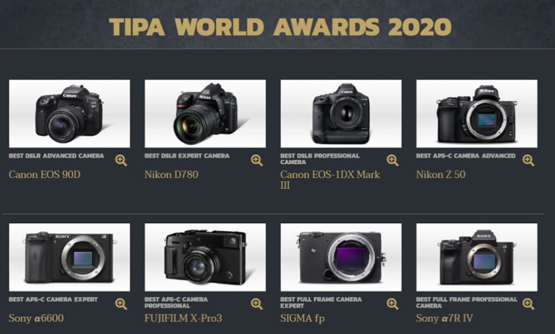 جوائز TIPA 2020 تعلن عن افضل الكاميرات والعدسات ومعدات التصوير لعام ٢٠٢٠