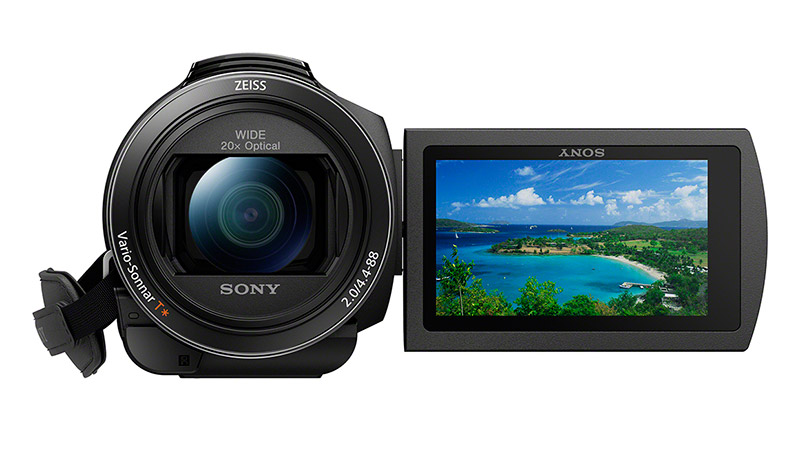 اطلاق Sony FDR-AX43 كاميرا رقمية محمولة باليد لتدوين وتصوير الفيديو بدقة 4K