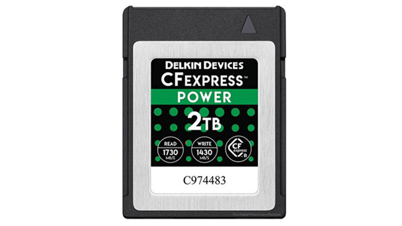 الاعلان عن 2TB CFexpress اول بطاقة ذاكرة في العالم بسعة 2 تيرابايت من Delkin