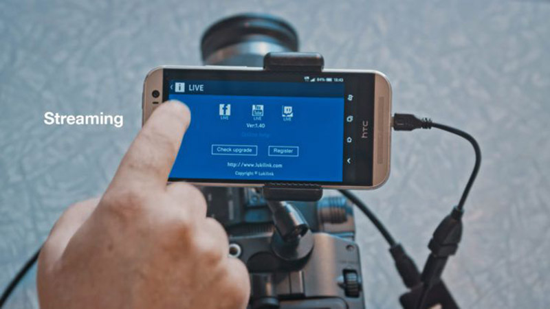 تعرف على LukiLink اداة تتيح لك استخدام هاتفك الذكي كشاشة تسجيل ومراقبة وبث من اي كاميرا