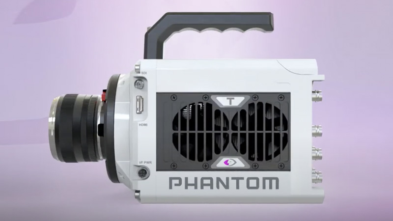 كاميرا Phantom T1340 الجديدة بسرعة تصوير 3120 اطار في الثانية بدقة 2K