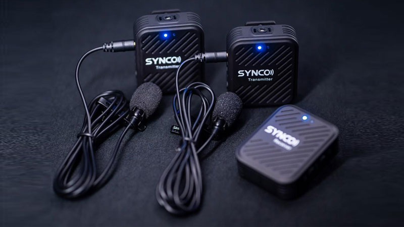 SYNCO G1 اصغر وارخص ميكروفون لاسلكي يمكنك الحصول عليه لتصوير الفيديو